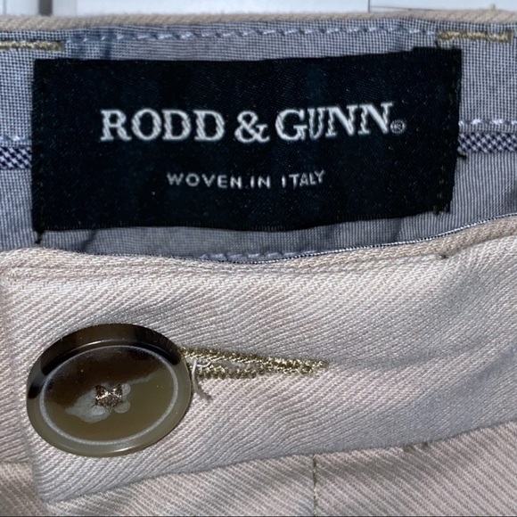 Rodd & Gunn Fenwick Custom Straight Leg Chino Tan Sz 34x30 - Picture 8 of 16